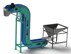 MODULAR ELEVATOR WITH VIBRO FEEDING HOPPER 1 edd